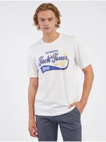 White Men's T-Shirt Jack & Jones Logo - Men