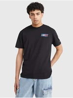 Black Mens T-Shirt Tommy Jeans - Men