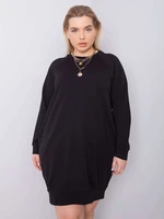 Black dress plus sizes with long sleeves