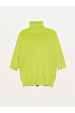 Dilvin Turtleneck Half Sleeve Sweater