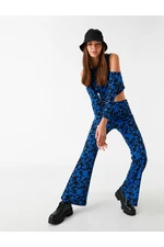 Koton Flared Leg Trousers Relaxed Cut