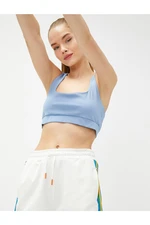 Koton Basic Sports Bra U Neck Slim Fit