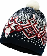 Dale of Norway Winterland Unisex Merino Wool Hat Navy/Off White/Raspberry UNI Bonnet de Ski