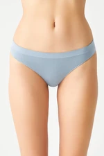 LOS OJOS Blue Seamless Brazilian Pattern Panties