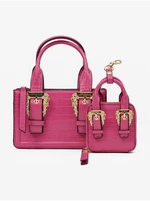 Dark pink Ladies Handbag with Versace Jeans Couture - Ladies