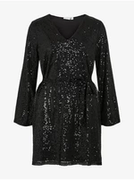 Černé dámské šaty VILA Viglitas Deep - Dámské