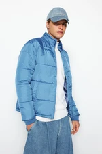 Trendyol Petrol Regular Fit Vodě a větru odolná Puffer Zimní bunda