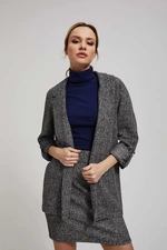 Jacket with rolled-up sleeves