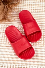 Children's summer slippers Big Star - red