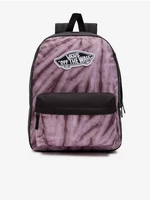 Black-purple women's patterned backpack VANS - Women