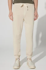ALTINYILDIZ CLASSICS Men's Stone Slim Fit Slim Fit Jogger Pants with Side Pockets, Cotton Tie Waist Flexible.