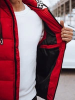 Men's red quilted vest Dstreet