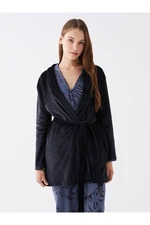 LC Waikiki Women's Corduroy Dressing Gown with Shawl Collar Long Sleeves Straight LC Waikiki Women's Corduroy Dressing Gown with Shawl Collar Long Sleeves Straight