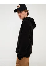 LC Waikiki Men's Long Sleeve Knitwear Sweater with a Hoodie