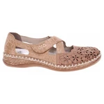 Dámske sandále Rieker 464H4-62 beige 39
