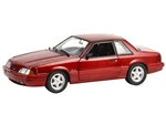 1993 Ford Mustang LX 5.0 Electric Red Metallic Limited Edition to 924 pieces Worldwide 1/18 Diecast Model Car by GMP