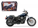 2004 Harley-Davidson Dyna Super Glide Sport Blue 1/12 Diecast Motorcycle Model by Maisto