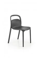 Stohovatelná jídelní židle K490 Černá