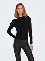 Black women's ribbed sweater JDY Magda - Women's