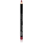 NYX Professional Makeup Slim Lip Pencil precízna ceruzka na pery odtieň Plush Red 1 g