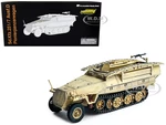 German Sd.Kfz. 251/7 Ausf.D Pionierpanzerwagen Armored Vehicle Beige with Bridging Equipment "NEO Dragon Armor" Series 1/72 Plastic Model by Dragon M