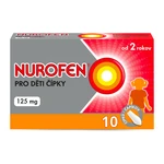 NUROFEN Čípky pro děti od 2 let 125 mg 10 kusů