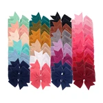 Yundfly 4" 40pcs/lot Soft Chiffon Hair Bows for Baby Girls Diy Headbands Hair Clips Newborn Children Headwear Hair Accessories