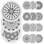 24Pcs Mandala Stencils Stencils for Painting Flower Template for Painting DIY Mandala Stencils