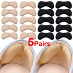 5Pairs Heel Insoles Patch Pain Relief Anti-wear Cushion Pads Feet Care Heel Protector Adhesive Back Sticker Shoes Insert Insole