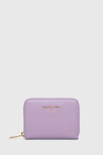 Kožená peňaženka Patrizia Pepe dámsky, fialová farba, CQ8512 L001