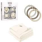 BIBS Baby Gift Set Big darčeková sada pre bábätká Ivory
