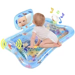 Water Play Mat Inflatable PVC Water Mat With Mirror And Rattles Inflatable Baby Water Mat For Baby Boy Girl PVC Infants Toddlers
