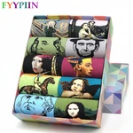 2022 Hot Sale funny Mens Socks Men's Socks New Medium tube socks Celebrity Oil Painting Series Leisure Cotton socks man