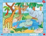 Deskové Puzzle Zvířátka v ZOO - 40 dílků