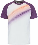 Head Performance T-Shirt Men Lilac/Print Perf L Teniszpóló