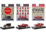 "Coca-Cola" Set of 3 pieces Release 36 Limited Edition to 10000 pieces Worldwide 1/64 Diecast Model Cars by M2 Machines