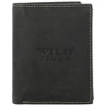 Pánská kožená peněženka černá - Wild Tiger Stefan