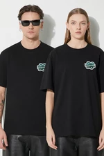 Bavlnené tričko Filling Pieces T-shirt Gowtu čierna farba, s nášivkou, 74433921861