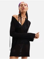 Černé dámské plážové šaty Desigual El Cairo - Dámské