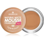 essence NATURAL MATTE MOUSSE pěnový make-up odstín 02 16 g