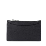 Mały skórzany portfel czarny