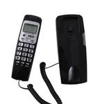 Corded Phone Small Corded Landline Redialing LCD Display Home Telephone