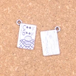 14pcs Charms Cook Book Recipe Kitchen 17x11mm Antique Pendants,Vintage Tibetan Silver Jewelry,DIY For Bracelet Necklace