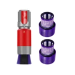 Suitable for V10 Vacuum Cleaner Traceless Dust Removal Soft Brush Ultra-Narrow Space Suction Head Vacuum Filter