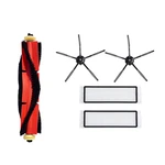 5 Set Replacement Parts Compatible For Xiaomi Roborock S5 Max S6 S60 S5 S50 T6 Mop Black Side Brush Accessories