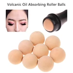 Face Oil Absorbing Roller Natural Volcanic Stone Facial Pore Cleaning Oil Removing Massage Body Stick Makeup Face Skin Care Tool