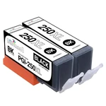 2pk For Canon PGI-250XL Black Ink For PIXMA MG5420 MG5422 MG5520 MG5522 MG5620
