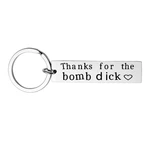 Funny Key Chains Adults Cool Creative Keyring Small Keychain Good Polishing Stainless Steel Not Fade Surprising Gift Pendant
