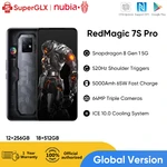 Global Version Nubia RedMagic 7S Pro Gaming Phone 6.8 inch Under Camera Snapdragon 8+ Gen 1 Octa Core 64MP Triple Cameras NFC