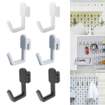 20Pcs HIPS Shelf Peg Hook High-quality Storage Tool Detachable Hole Board Hook Waterproof Pegboard Holders Workbench